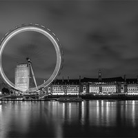 Buy canvas prints of Spinning The Night Away (B&W) by Paul Shears Photogr