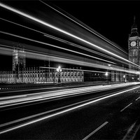 Buy canvas prints of Westminster Lights by Paul Shears Photogr