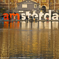 Buy canvas prints of I Amsterdam by Jonah Anderson Photography