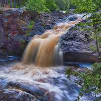 Buy canvas prints of Scenic Waterfall by Jonah Anderson Photography