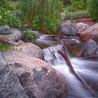 Buy canvas prints of  Small Stream by Jonah Anderson Photography