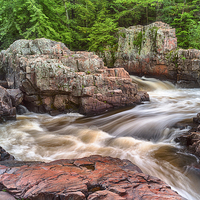 Buy canvas prints of  Cascading Rapids by Jonah Anderson Photography