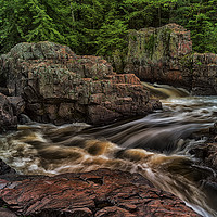 Buy canvas prints of Dells of the Eau Claire River by Jonah Anderson Photography