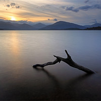 Buy canvas prints of Loch Lomond Sunset by Grant Glendinning