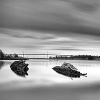 Buy canvas prints of Clyde ship wrecks by Grant Glendinning
