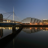 Buy canvas prints of River Clyde Reflections by Grant Glendinning
