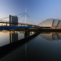 Buy canvas prints of Clydeside Reflections by Grant Glendinning