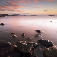 Buy canvas prints of Seil Island Sunset by Grant Glendinning