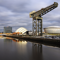 Buy canvas prints of Clyde waterfront by Grant Glendinning