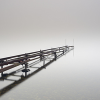 Buy canvas prints of Loch Lomond Mist by Grant Glendinning