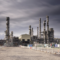 Buy canvas prints of Oil Refinery by Grant Glendinning