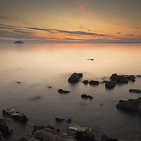 Buy canvas prints of  Ayrshire Coast Sunset by Grant Glendinning