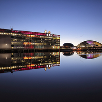 Buy canvas prints of River Clyde Reflections  by Grant Glendinning