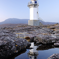 Buy canvas prints of Rhue Lighthouse  by Grant Glendinning