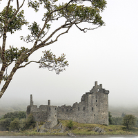 Buy canvas prints of  Misty Castle by Grant Glendinning