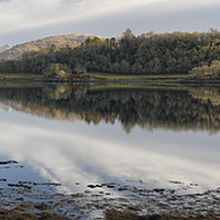 Buy canvas prints of  Loch Etive Panorama by Grant Glendinning
