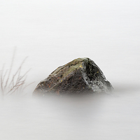 Buy canvas prints of  Loch Lomond Rock by Grant Glendinning