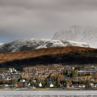Buy canvas prints of Ben Nevis Panorama by Grant Glendinning