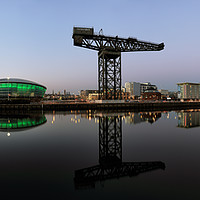Buy canvas prints of River Clyde Panorama by Grant Glendinning