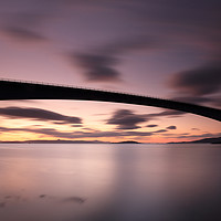 Buy canvas prints of Skye Bridge After Sunset by Grant Glendinning