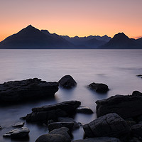 Buy canvas prints of Elgol Red Sunset by Grant Glendinning
