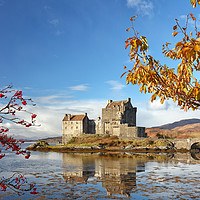 Buy canvas prints of Eilean Donan in Autumn by Grant Glendinning