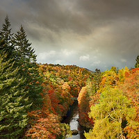 Buy canvas prints of Killiecrankie Autumn by Grant Glendinning