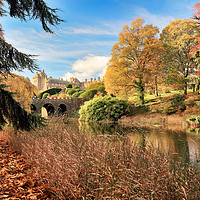 Buy canvas prints of Drummond Castle Gardens by Grant Glendinning