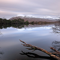 Buy canvas prints of Loch Cul Dromannan Reflections by Grant Glendinning