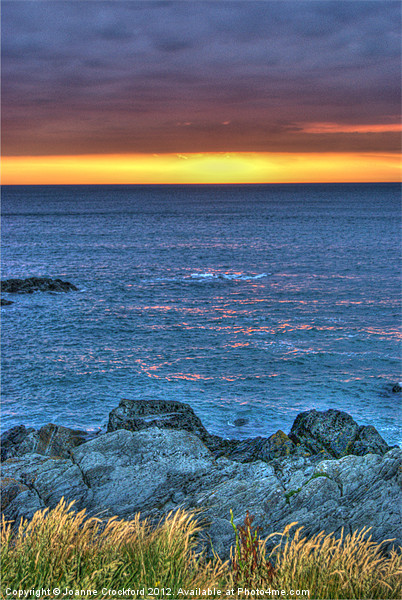 Sunset Waters Picture Board by Joanne Crockford
