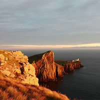 Buy canvas prints of Neist Point Sunset - Isle of Skye by Maria Gaellman