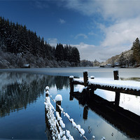 Buy canvas prints of Loch Ard in Winter by Maria Gaellman