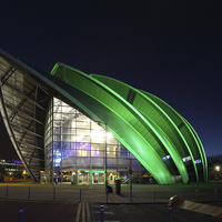 Buy canvas prints of Glasgow Clyde Auditorium by Maria Gaellman