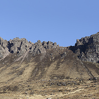 Buy canvas prints of Pap of Stac Pollaidh - Panorama by Maria Gaellman
