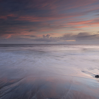 Buy canvas prints of Talisker Bay at Sunset by Maria Gaellman