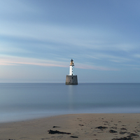Buy canvas prints of Rattray Head Lighthouse at Sunset by Maria Gaellman