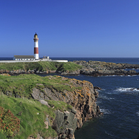 Buy canvas prints of Buchan Ness Lighthouse by Maria Gaellman