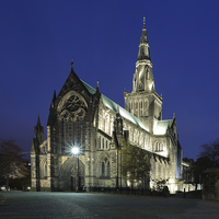 Buy canvas prints of Glasgow Cathedral at Twilight by Maria Gaellman
