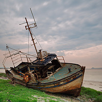 Buy canvas prints of Island Queen beached by Maria Gaellman