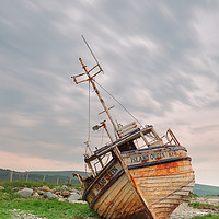 Buy canvas prints of Island Queen beached by Maria Gaellman