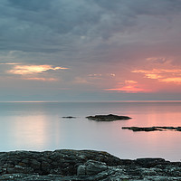 Buy canvas prints of Sunset by the Sound of Jura by Maria Gaellman