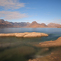 Buy canvas prints of Loch Scavaig And The Cuillins by Maria Gaellman