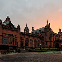 Buy canvas prints of Kelvingrove Art Gallery and Museum, Glasgow – Gold by Maria Gaellman