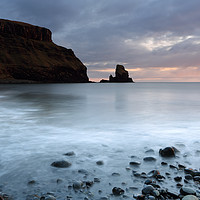 Buy canvas prints of Talisker Sea Stack at Sunset by Maria Gaellman