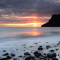 Buy canvas prints of Talisker at Sunset by Maria Gaellman