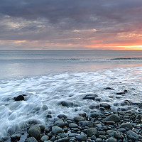 Buy canvas prints of Incoming Tide at Sunset by Talisker Bay by Maria Gaellman