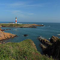 Buy canvas prints of Buchan Ness Lighthouse by Maria Gaellman