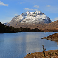 Buy canvas prints of Loch Clair and Liathach by Maria Gaellman