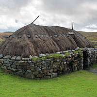 Buy canvas prints of Thatched Blackhouse, Isle of Lewis by Maria Gaellman