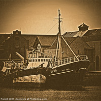 Buy canvas prints of Fishing Trawler - Grimsby by Daves Photography